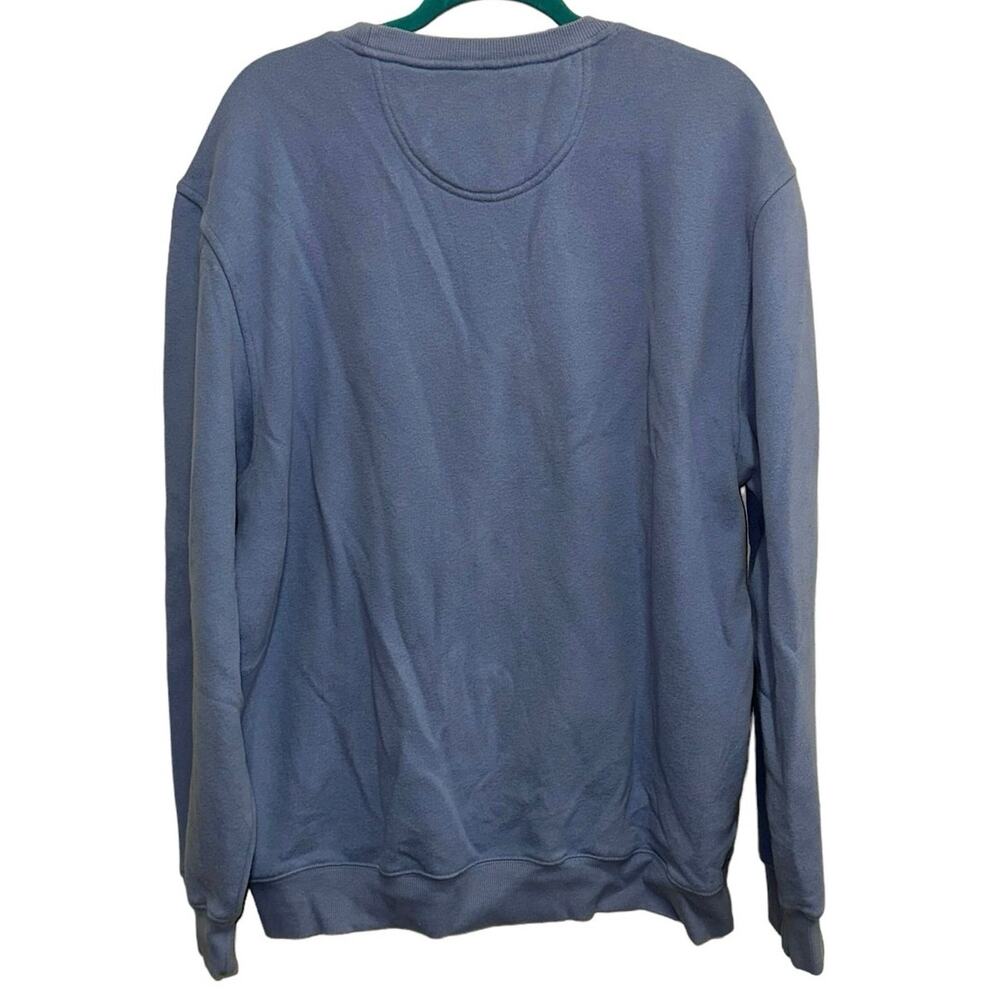 IZOD Sweatshirt XL Blue Crewneck Pullover Classic Casual Logo - Picture 2 of 4